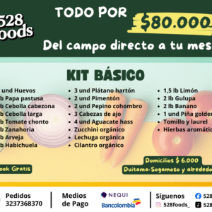 🥬 Kit Básico 528 Foods - Frescura del Campo a Tu Mesa