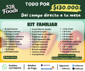 🥕 Kit Familiar 528 Foods – Frescura del Campo a Tu Mesa