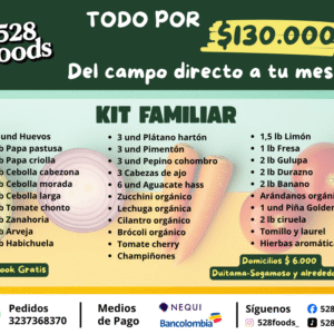 🥕 Kit Familiar 528 Foods – Frescura del Campo a Tu Mesa